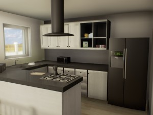 low poly house megapack Modelo 3D