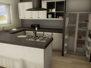 low poly house megapack Modelo 3D