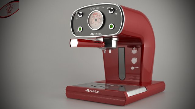 automatic coffee machine 3D मॉडल .c4d .max .obj .3ds .fbx .stl .blend 