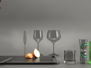 kitchen props 3D Model