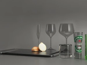 kitchen props 3D Model