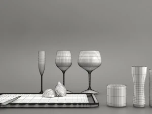 kitchen props 3D Model