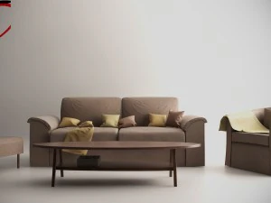 уютная мебель для гостиной 3D Модель