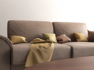 cosy livingroom furniture Modèle 3D
