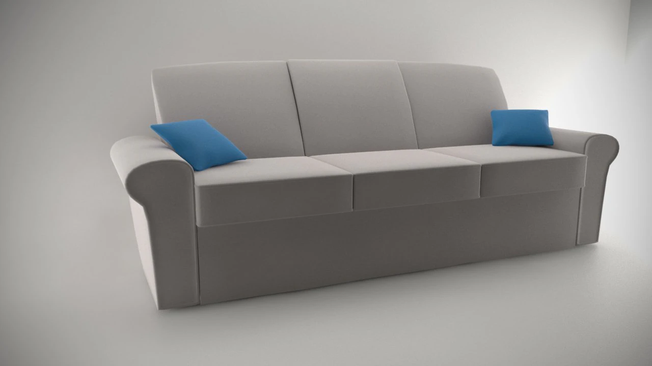 living room sofa ap1 series - game ready 3D Model .c4d .max .obj .3ds .fbx .stl .blend 