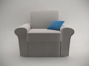 living room sofa ap1 series - game ready 3D Model