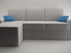 living room sofa ap1 series - game ready 3D Model