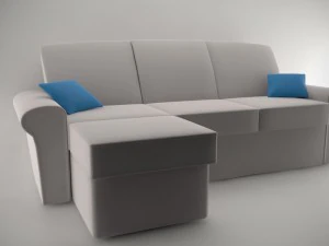 living room sofa ap1 series - game ready 3D Model