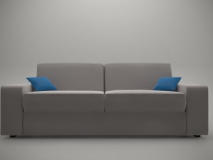 living room sofa ap2 series - game ready 3D Model