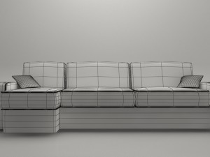 living room sofa ap2 series - game ready 3D मॉडल