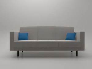 Диван для гостиной серии ap3 — игра готова 3D Модель