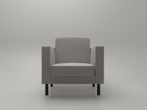 living room sofa ap3 series - game ready 3D Model