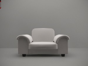 living room sofa ap4 series - game ready 3D Model