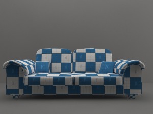 living room sofa collection 3D Model