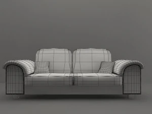 living room sofa collection 3D Model