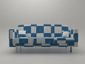 living room sofa collection 3D Model