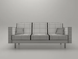 living room sofa collection 3D Model