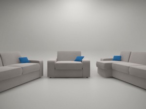 living room sofa collection 3D Model