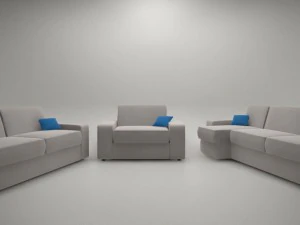 living room sofa collection 3D Model