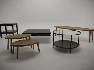 coffee table collection - game ready 3D Model