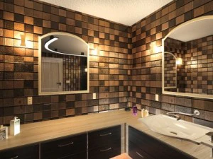 мистер ванная комната 01 3D Модель