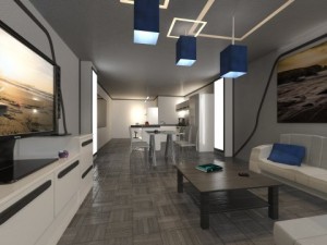 mr living space 01 3D 모델