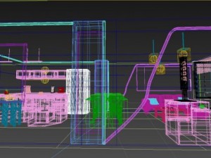 mr living space 01 3D 모델