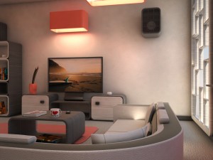mr living room 03 3D मॉडल