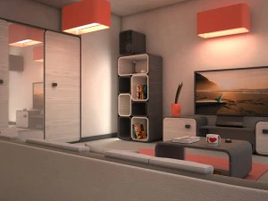 mr living room 03 3D Model