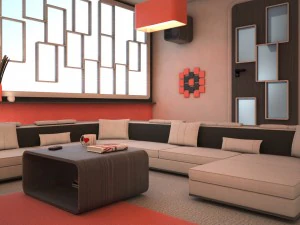 mr living room 03 3D Model
