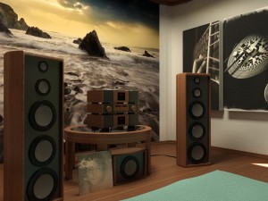 mr audio room Modelo 3D