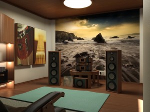 mr audio room Modello 3D