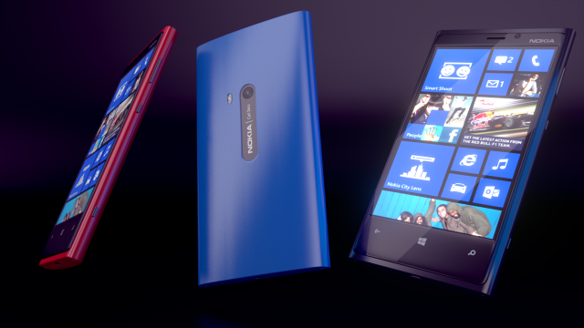 nokia lumia 920 3D Модель .c4d .max .obj .3ds .fbx .stl .blend