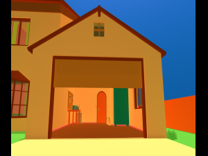 simpsons home 3D 模型