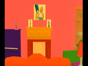 simpsons home 3D 模型