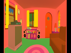 simpsons home 3D 模型