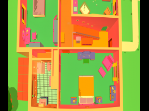 simpsons home 3D 模型