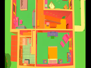 simpsons home 3D Model
