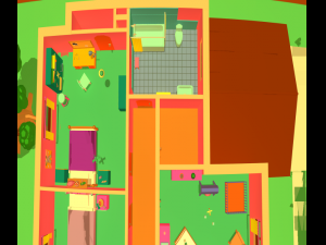 simpsons home 3D 模型