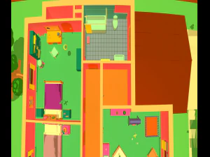 simpsons home 3D Model