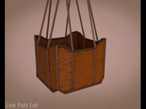low poly balloon 3D-Modell