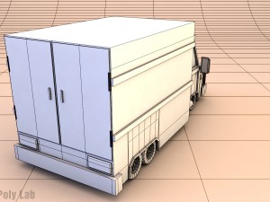 low poly truck 3D Model