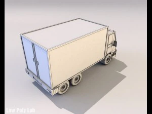 cartoon truck low poly 3D Model