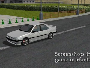 peugeot 405 t16 serie 1993 3D Model