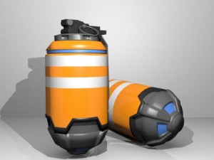 scifi grenade 3D Model