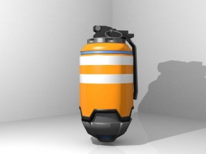 scifi grenade 3D Модель