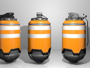 scifi grenade 3D Модель