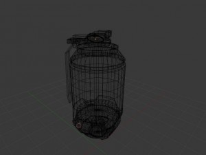 scifi grenade 3D Модель