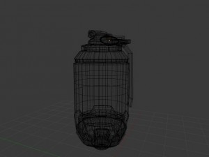 scifi grenade 3D Модель