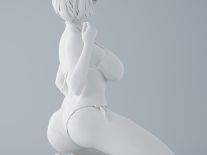 bikini girl 3Dプリントモデル
